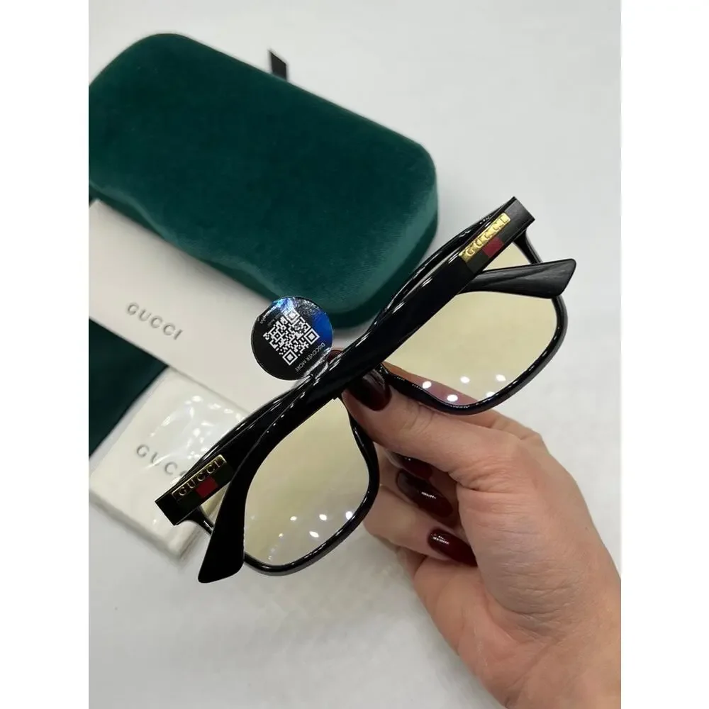 NEW Gucci GG0746S Black Photochromic Sunglasses Frames